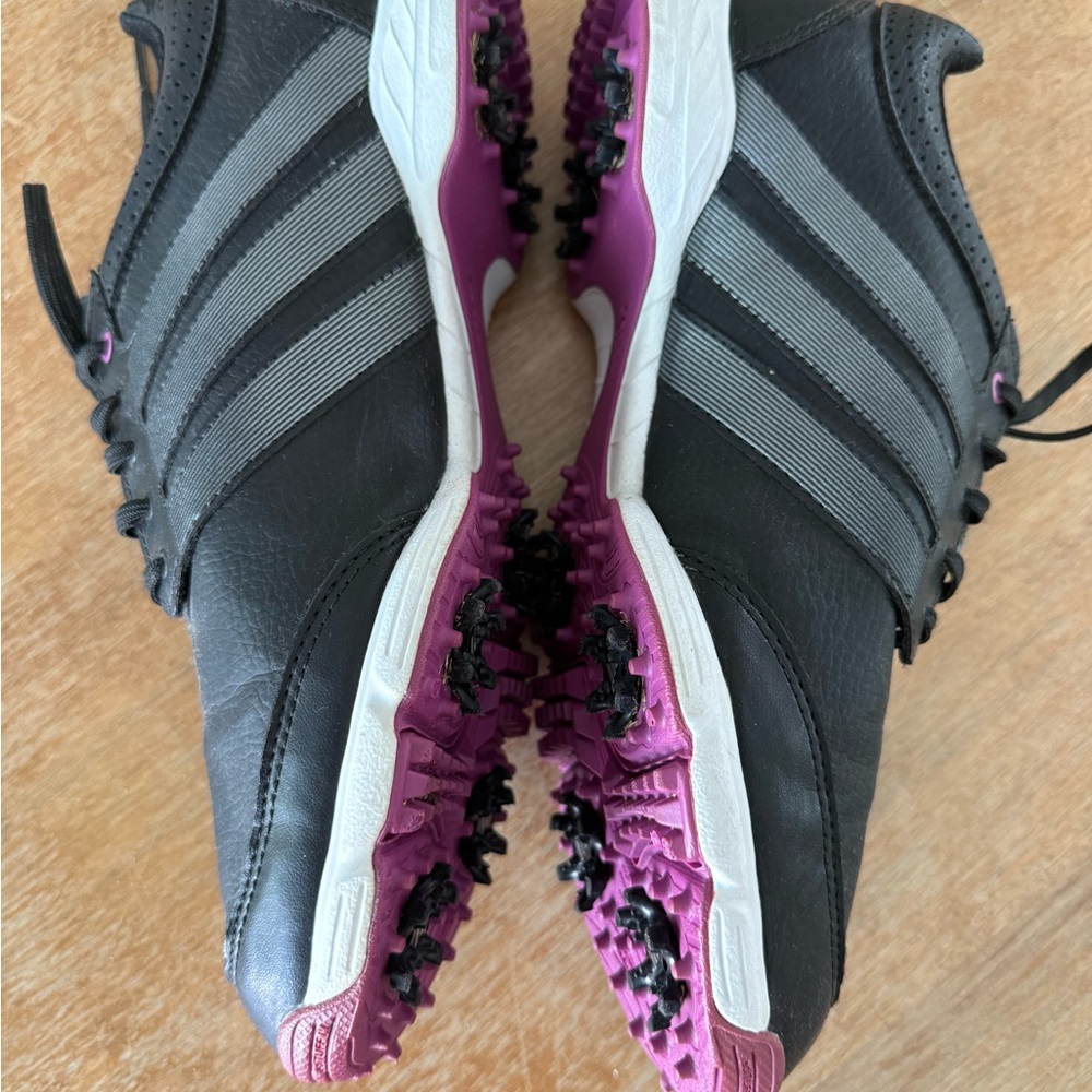 Adidas Women’s Sz 7.5 Response Light Golf Shoes Q47066 Black Purple - Picture 9 of 11